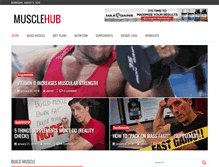 Tablet Screenshot of musclehub.com
